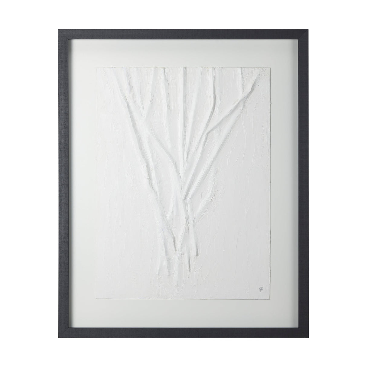 White Vines II by Studio M a handmade Original Framed 3D Textured Artwork under Glass by Mercana at Eve Furniture