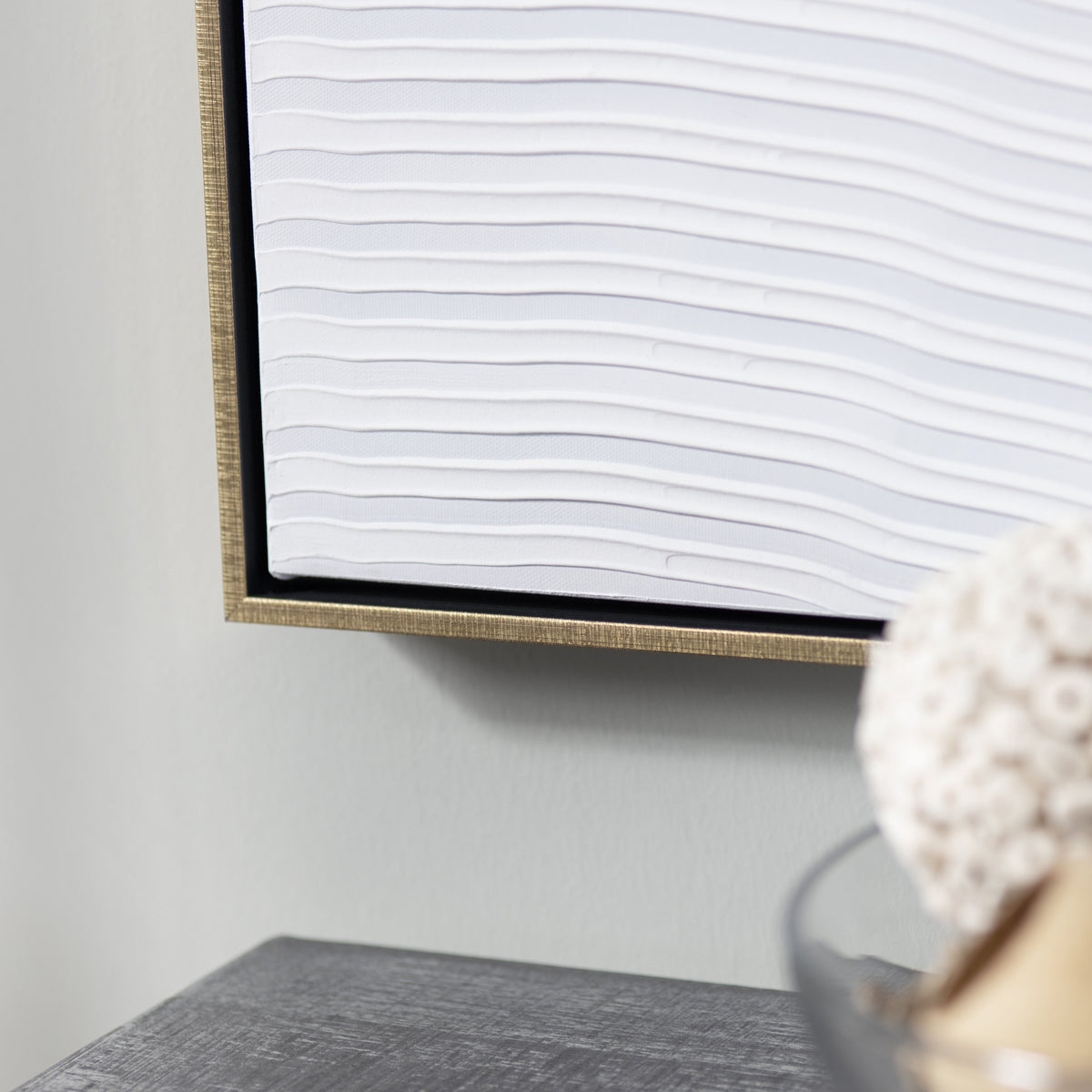 White Ways White Canvas by Crestview at Eve Furniture
