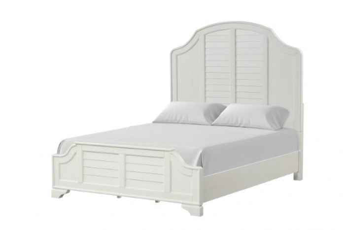 Whitehaven Antique White 4-Piece Queen Bedroom Set by Furniture of America at Eve Furniture