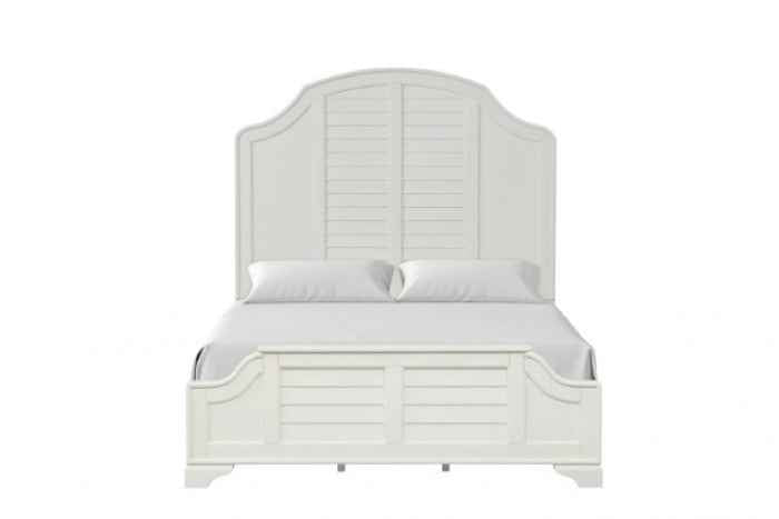 Whitehaven Antique White 4-Piece Queen Bedroom Set by Furniture of America at Eve Furniture