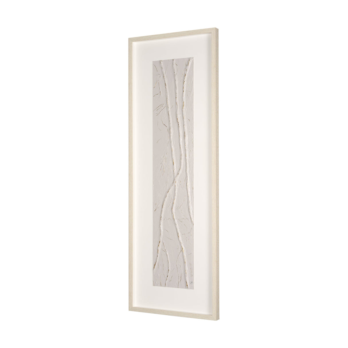 Whitewashed Expression by Studio M a handmade Original Framed Artwork under Glass by Mercana at Eve Furniture