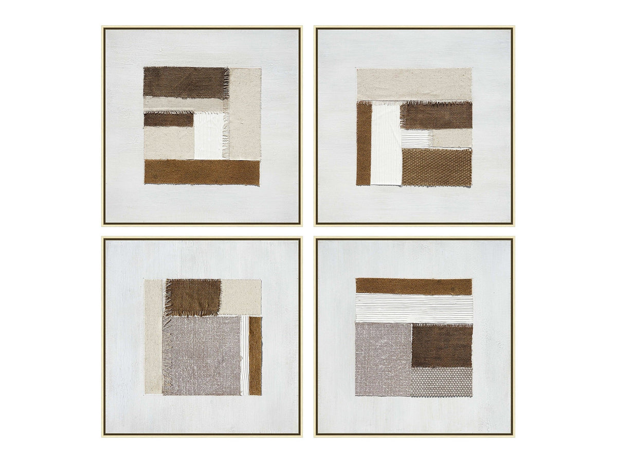 Whitfield Brown/White Canvas by Crestview at Eve Furniture