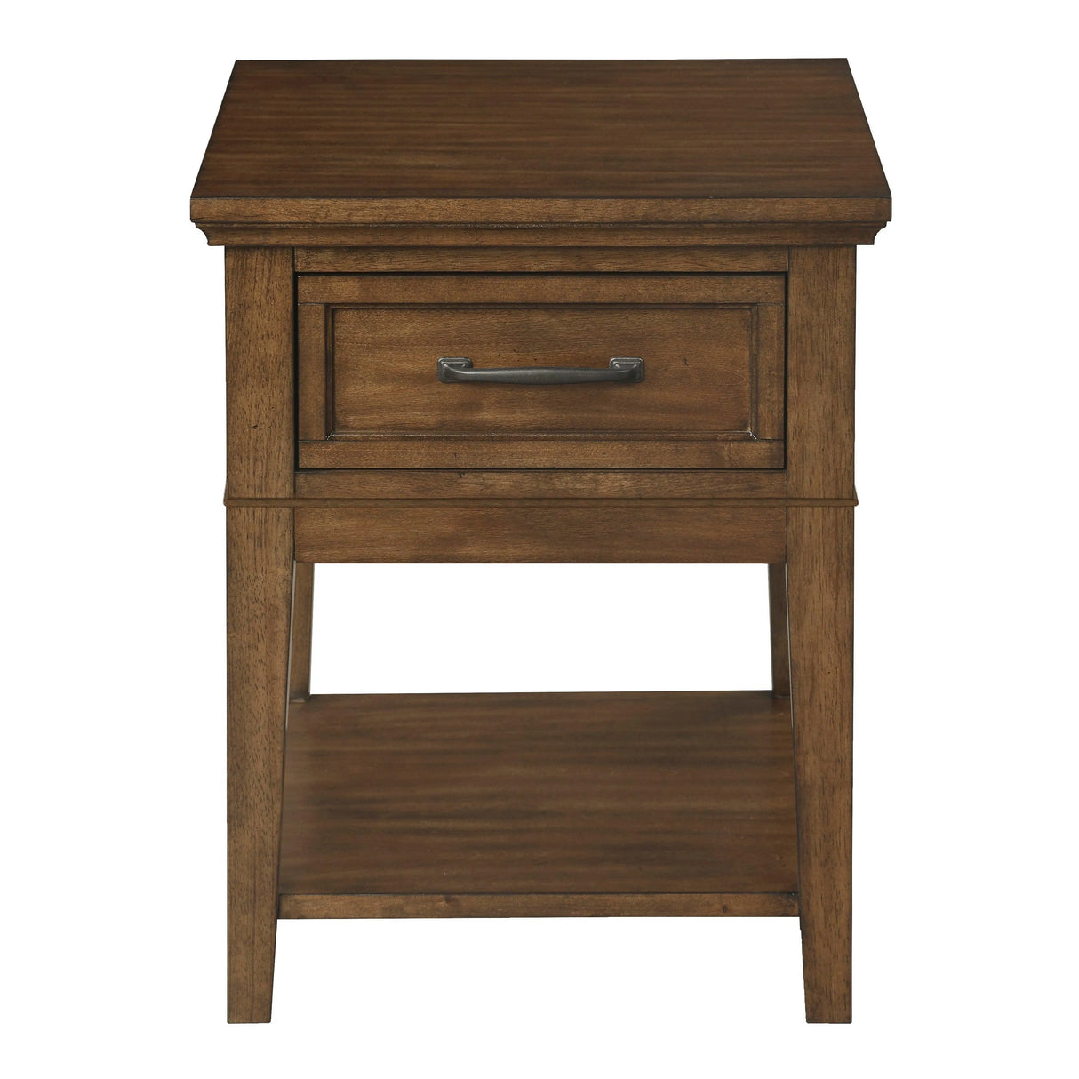Whitley Walnut End Table by Homelegance at Eve Furniture
