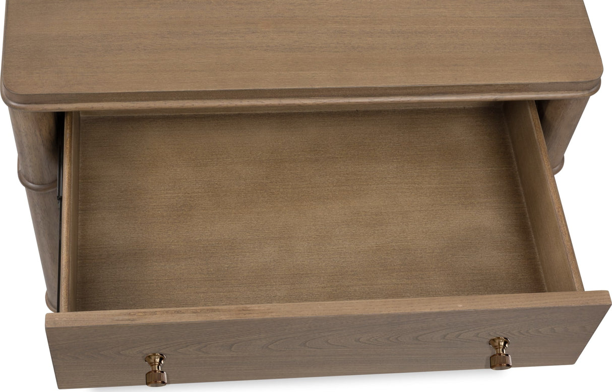 Whitmore Claystone 2-Drawer Nightstand by Modus Furniture at Eve Furniture