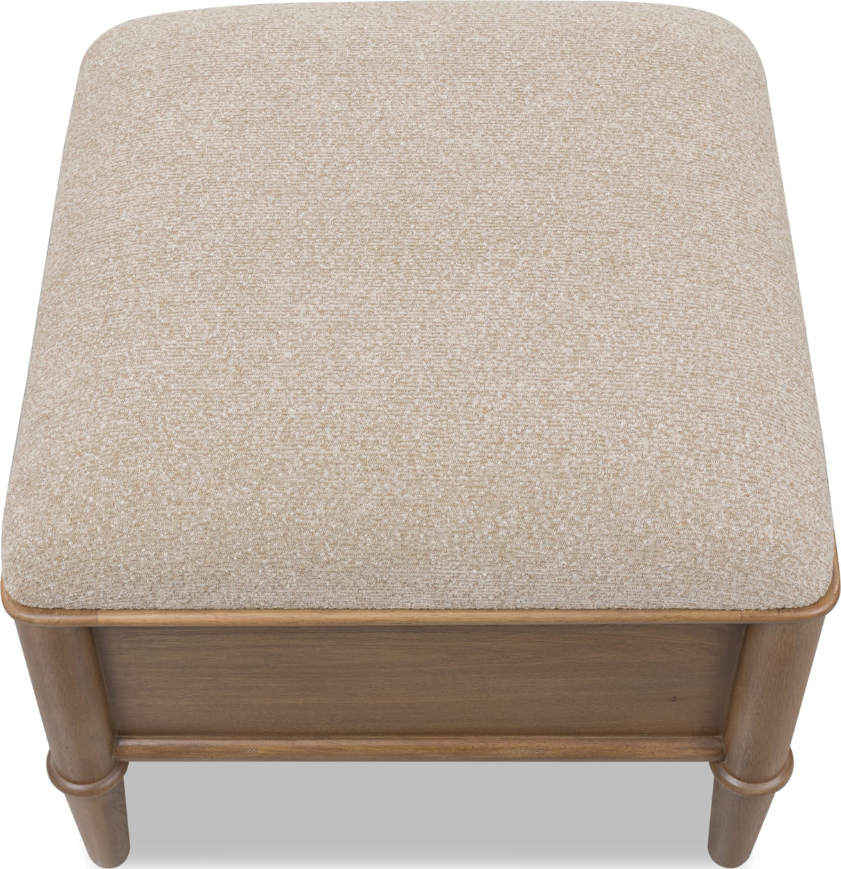 Whitmore Claystone Storage Ottoman by Modus Furniture at Eve Furniture