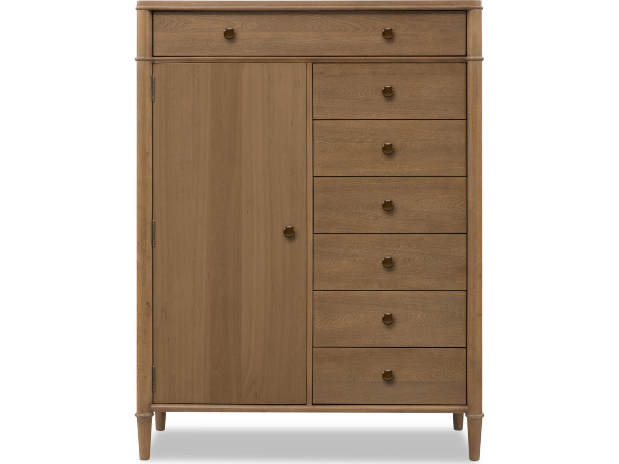Whitmore Claystone Whitmore Drawer Chest w/ Jewelry Storage by Modus Furniture at Eve Furniture