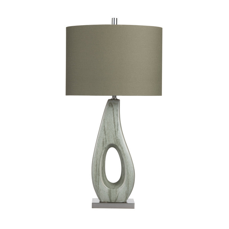 Whitmore Green/Nickel Table Lamp (Set of 2) by Crestview at Eve Furniture