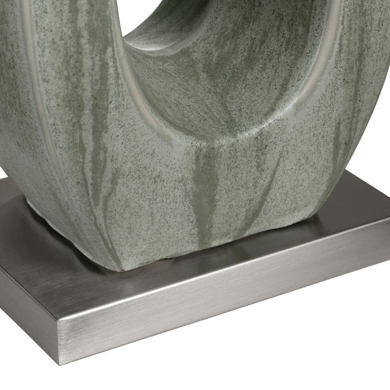 Whitmore Green/Nickel Table Lamp (Set of 2) by Crestview at Eve Furniture