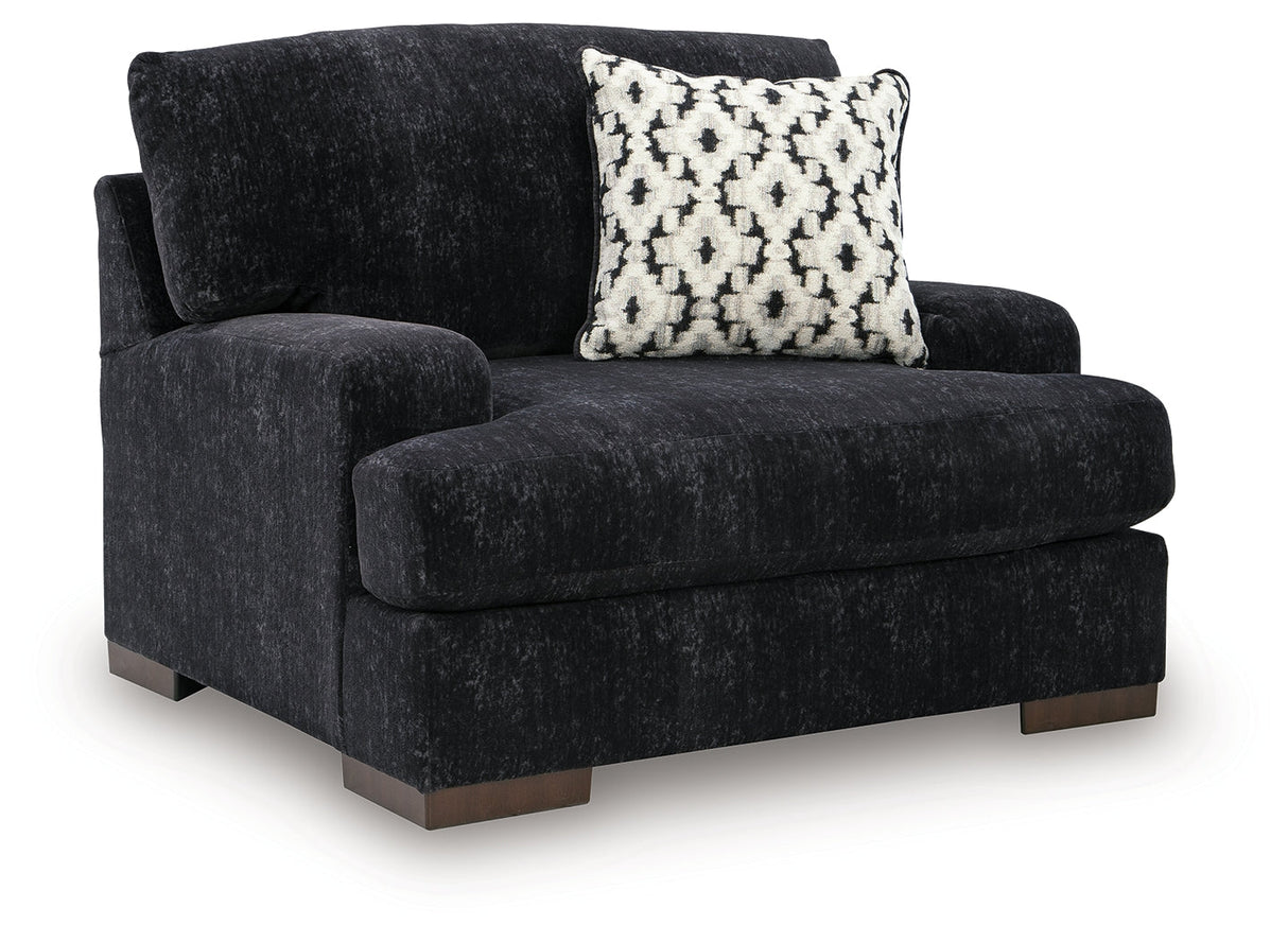 Whitmore Manor Black Pearl Living Room Set by Ashley at Eve Furniture