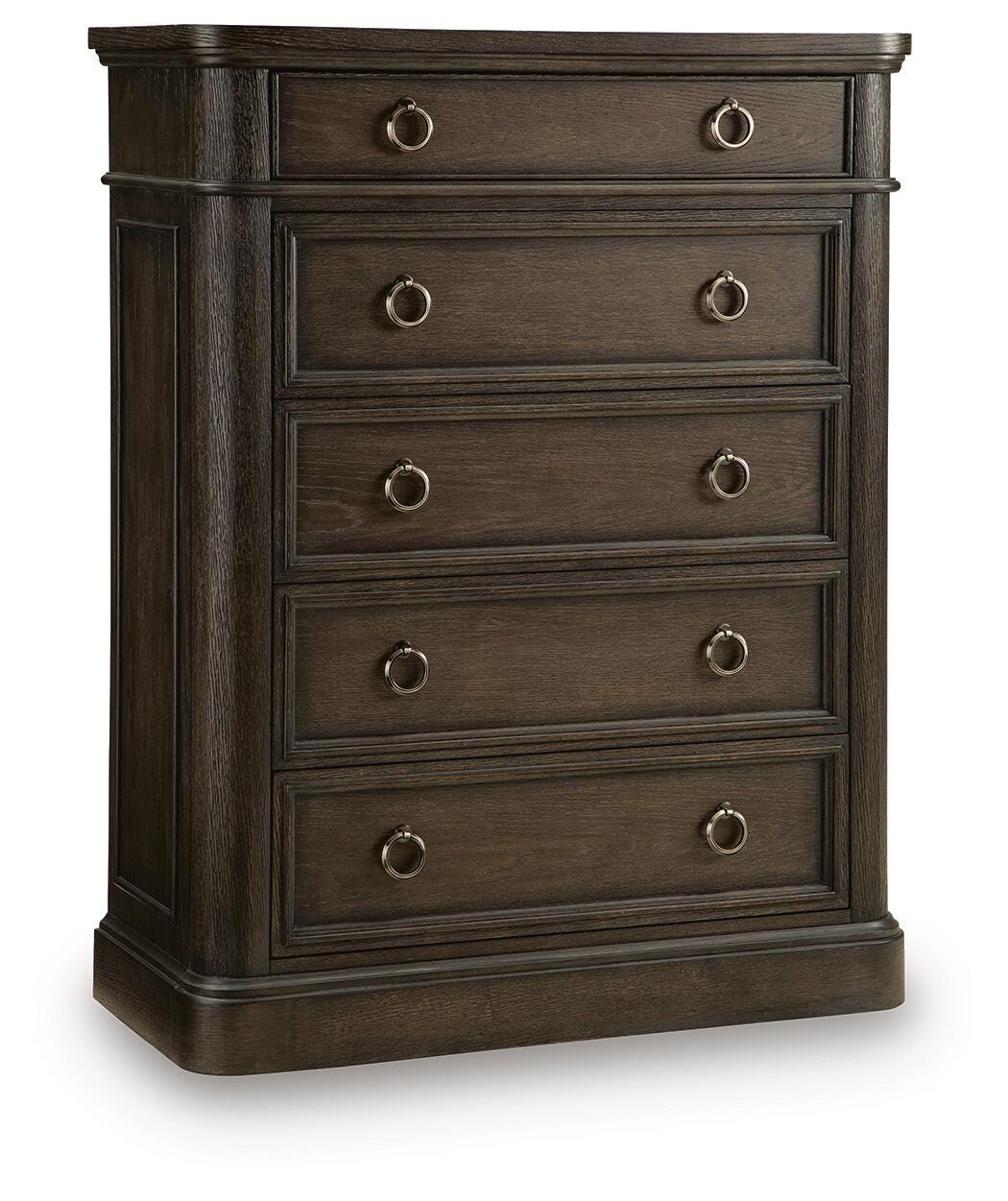 Wickenger Dark Brown Chest of Drawers by Ashley at Eve Furniture