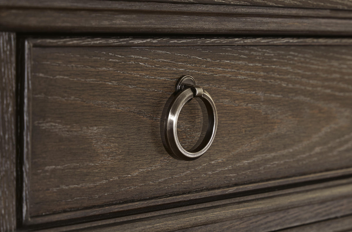 Wickenger Dark Brown Chest of Drawers by Ashley at Eve Furniture
