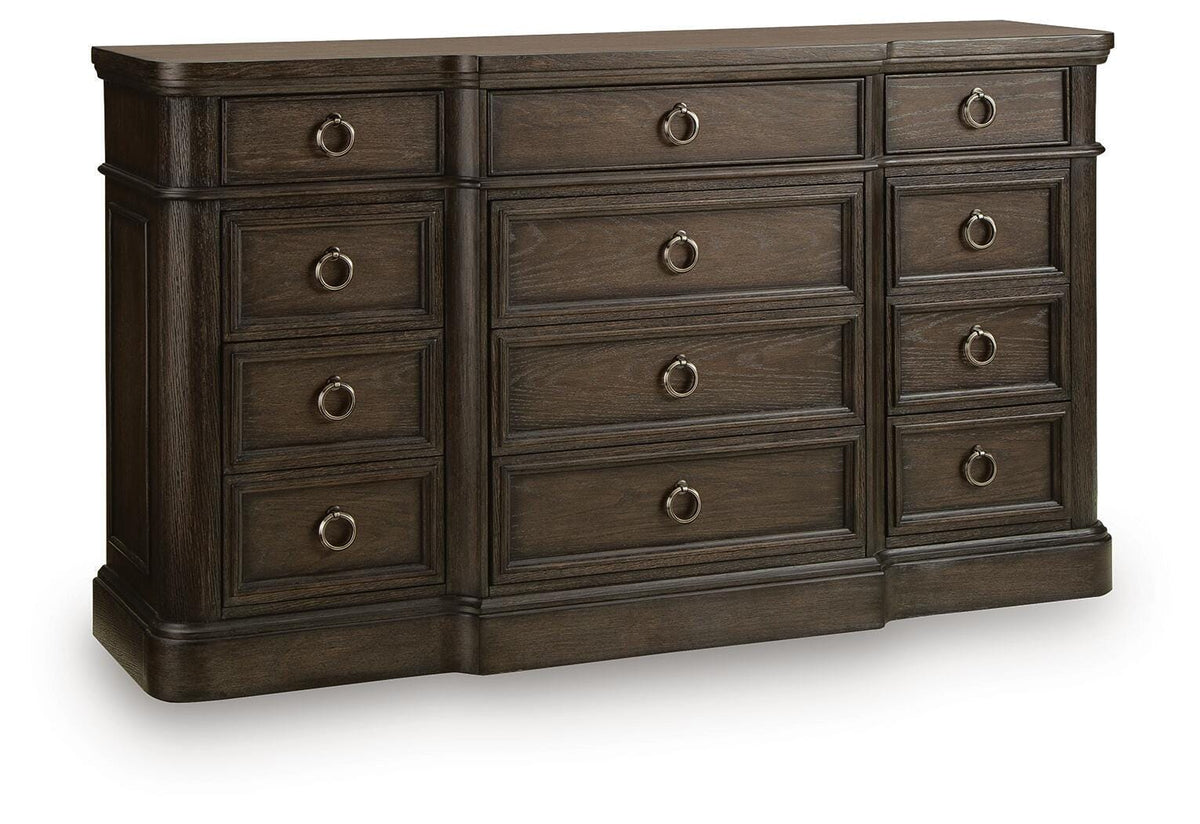 Wickenger Dark Brown Dresser by Ashley at Eve Furniture