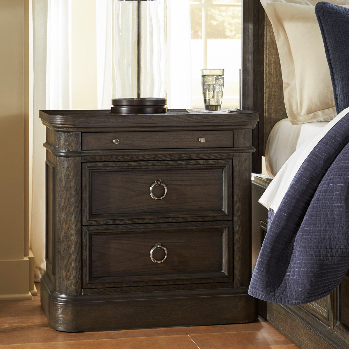 Wickenger Dark Brown Nightstand by Ashley at Eve Furniture