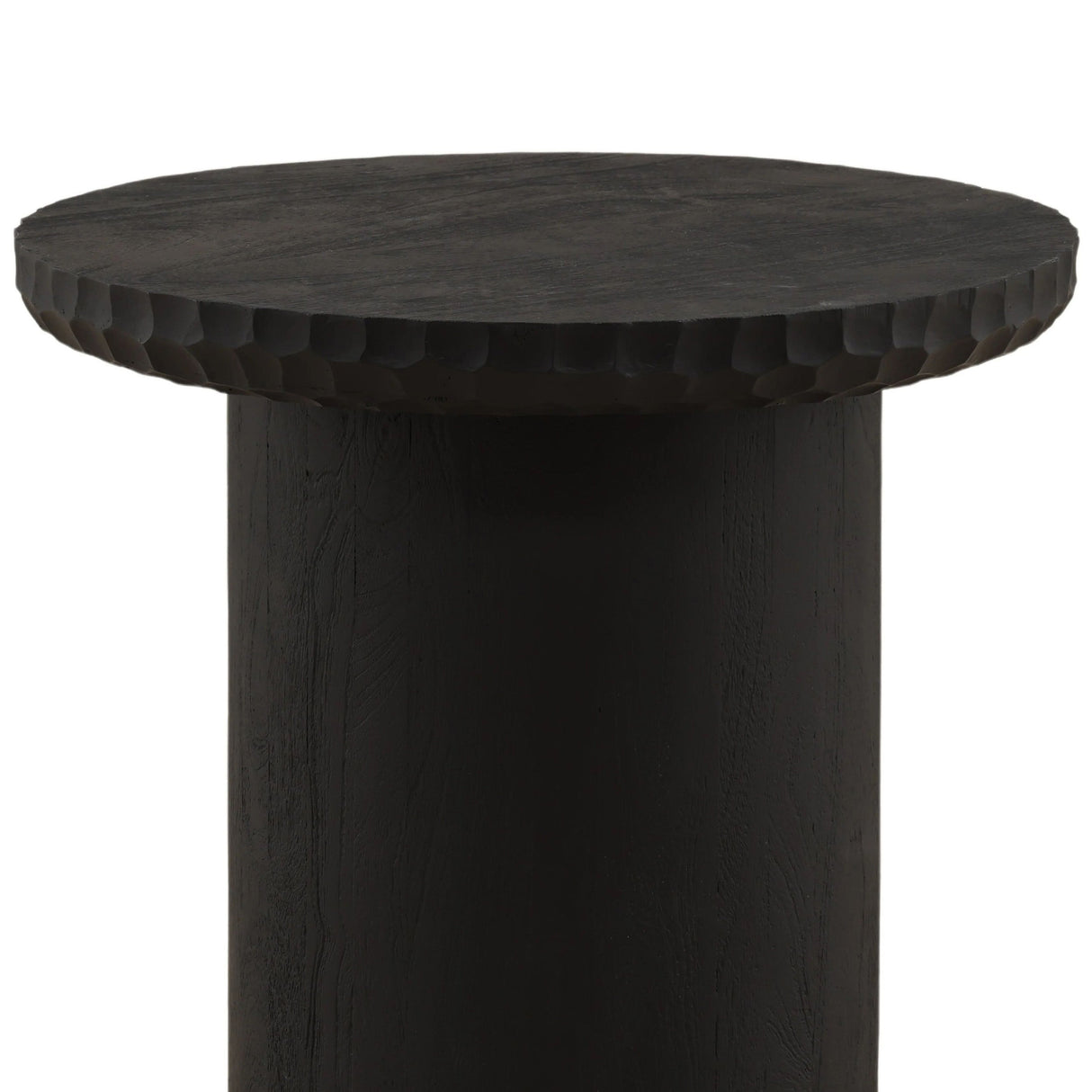 Wilber Side Table, Black by Dovetail at Eve Furniture