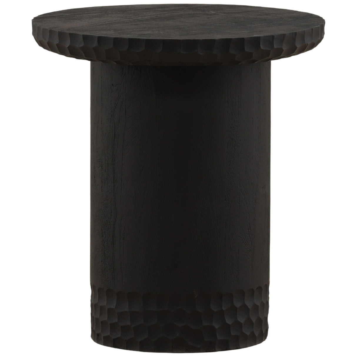 Wilber Side Table, Black by Dovetail at Eve Furniture