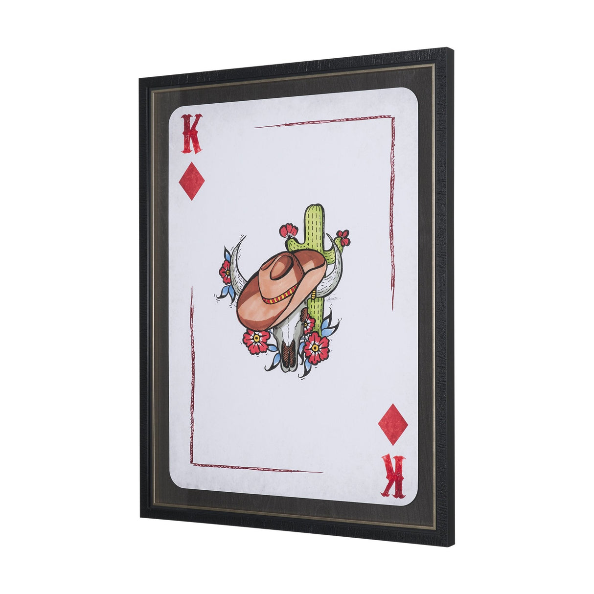Wild West IV by Mercana Studio Hand-Embellished Framed Artwork Matted under Glass by Mercana at Eve Furniture