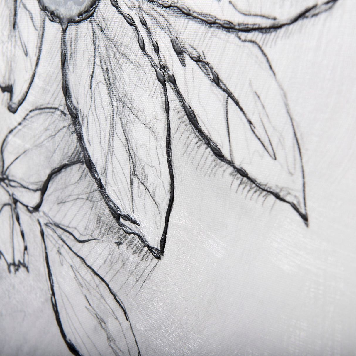 Wildberry Collection Blueberry by Ariana a Hand Embellished Textured Canvas by Mercana at Eve Furniture