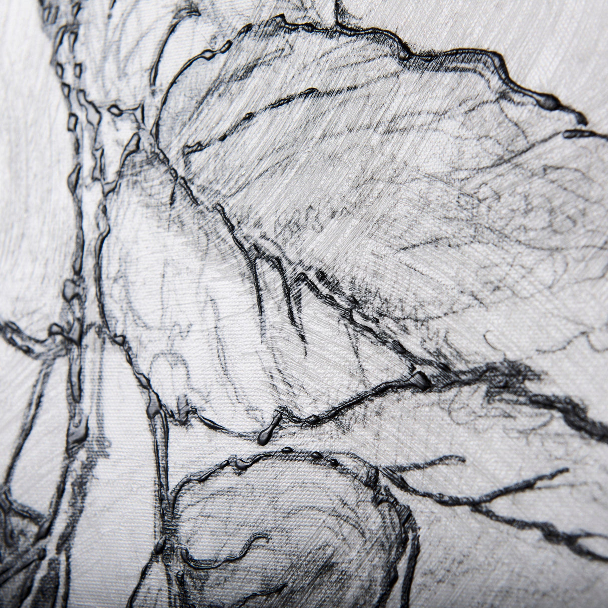Wildberry Collection Saskatoonberry by Ariana a Hand Embellished Textured Canvas by Mercana at Eve Furniture