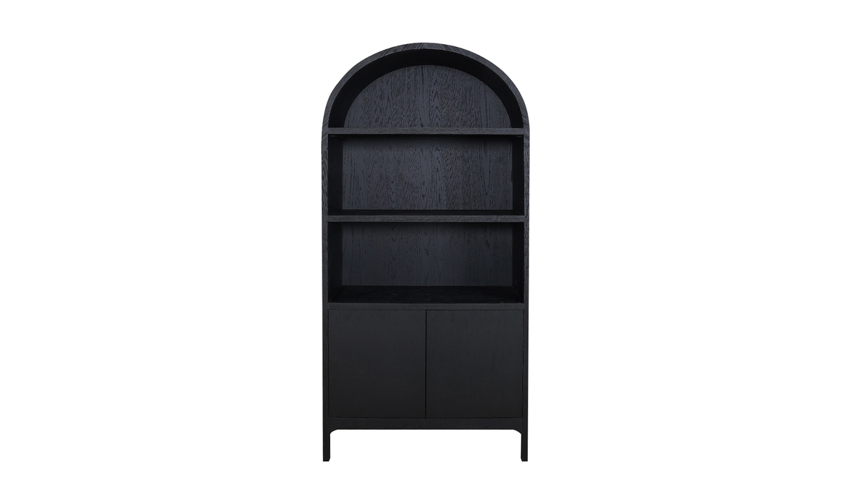 Wilde Display Cabinet Black Oak by Moe's Home at Eve Furniture