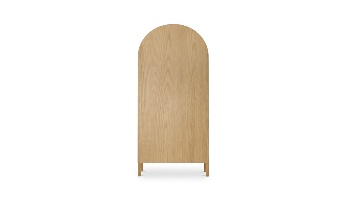 Wilde Display Cabinet Natural by Moe's Home at Eve Furniture