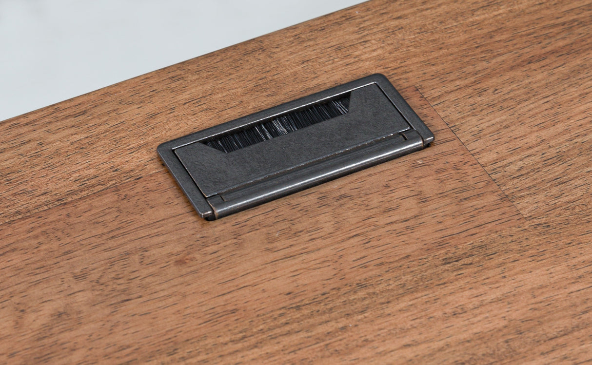 Wildenauer Brown/Black Home Office Desk by Ashley at Eve Furniture