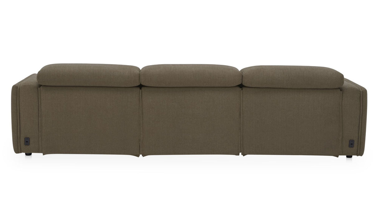 Wilder Power Recliner Sofa Soft Taupe by Moe's Home at Eve Furniture