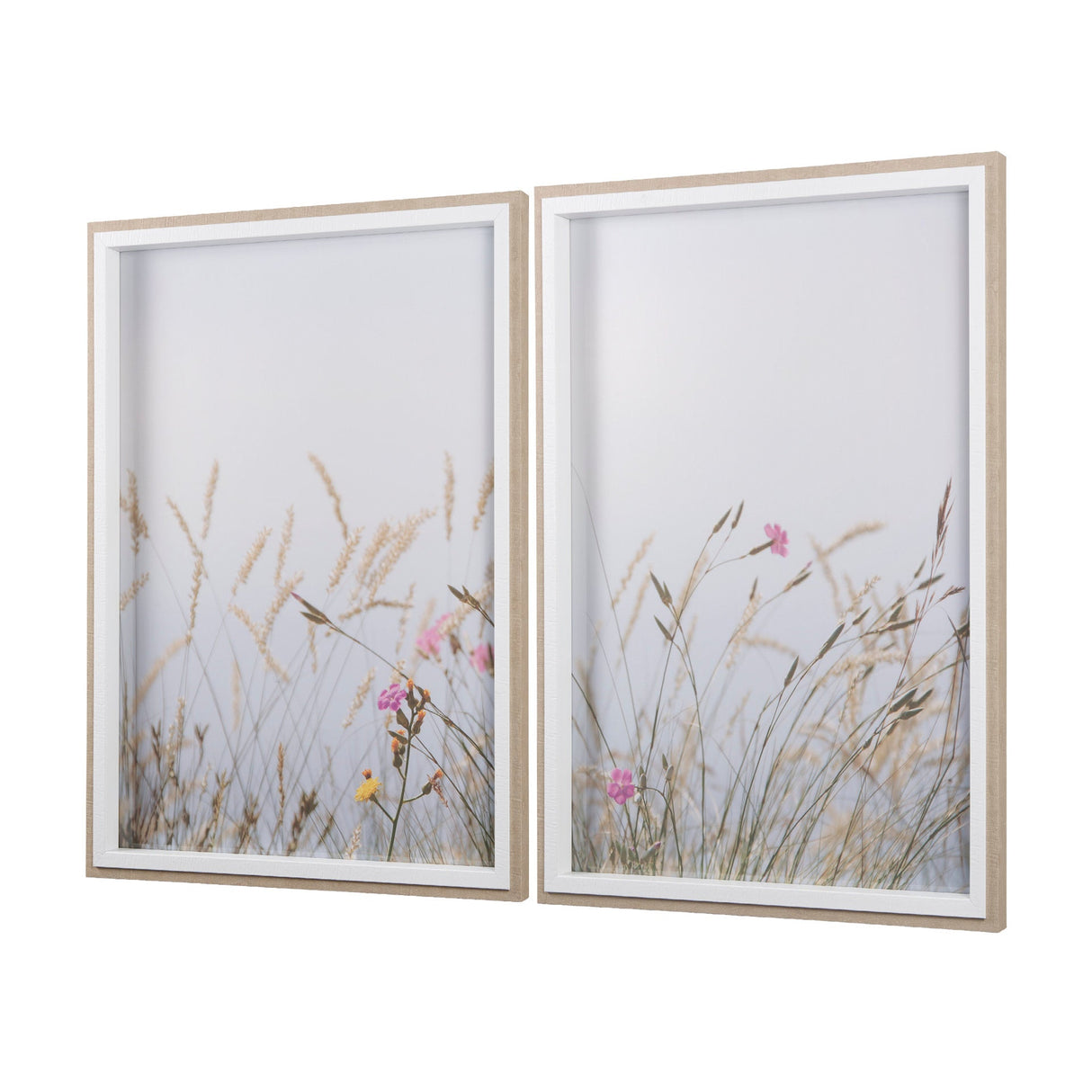 Wildflower Fade - L by Mercana Studio a Framed Photo Art Print Matted under Glass by Mercana at Eve Furniture
