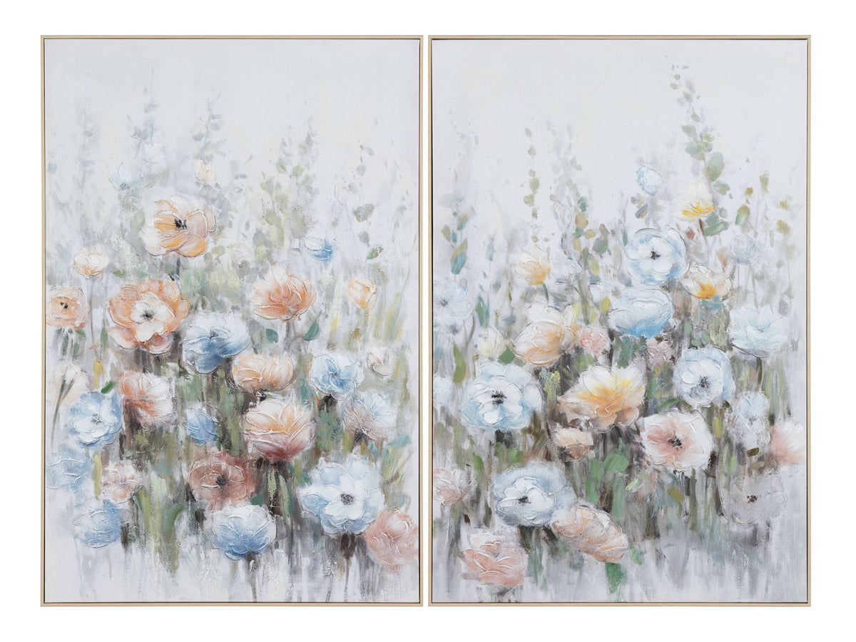 Wildflowers Multi Canvas by Crestview at Eve Furniture