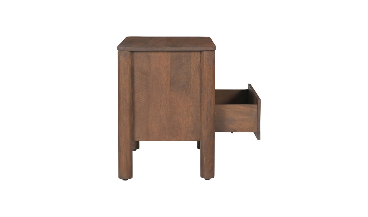 Wiley Nightstand Vintage Brown by Moe's Home at Eve Furniture