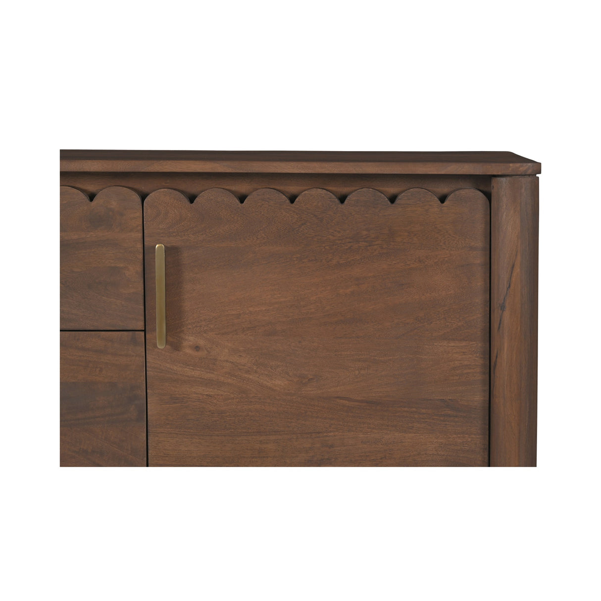 Wiley Vintage Brown 3 Drawer Sideboard by Moe's Home at Eve Furniture