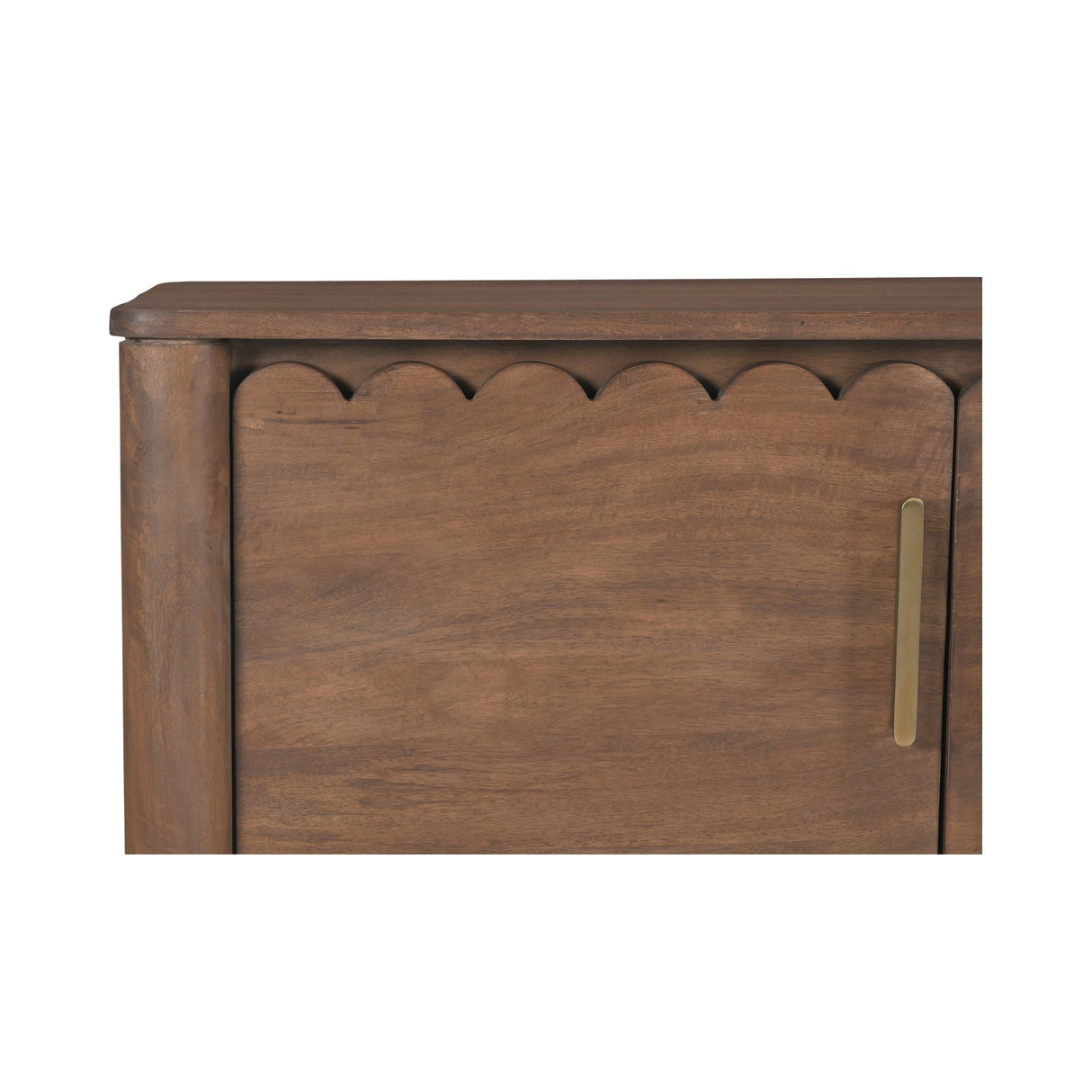 Wiley Vintage Brown 4 Door Sideboard by Moe's Home at Eve Furniture