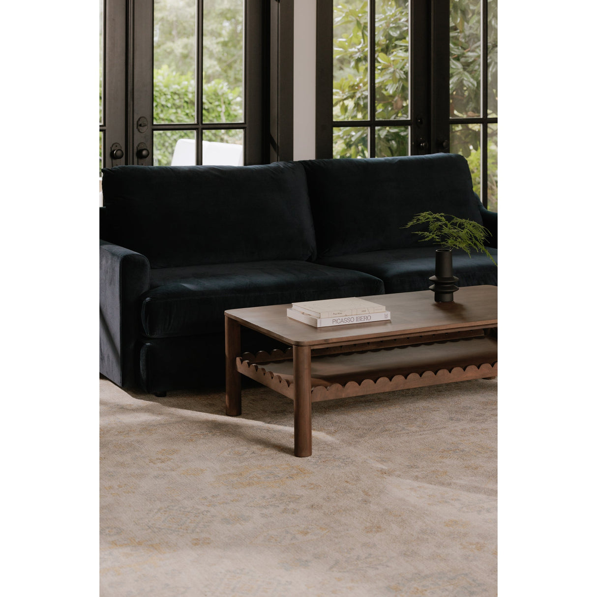Wiley Vintage Brown Coffee Table by Moe's Home at Eve Furniture