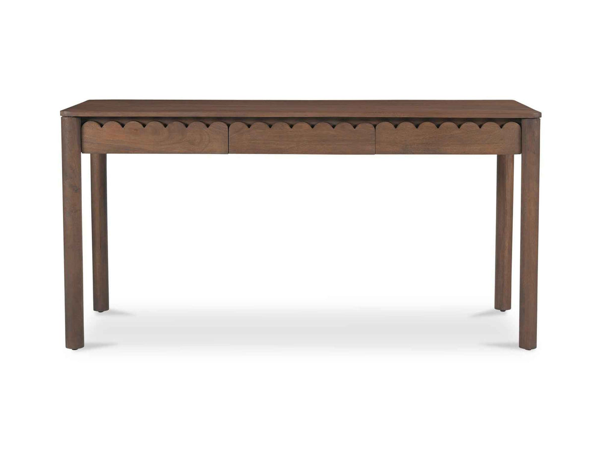 Wiley Vintage Brown Desk by Moe's Home at Eve Furniture