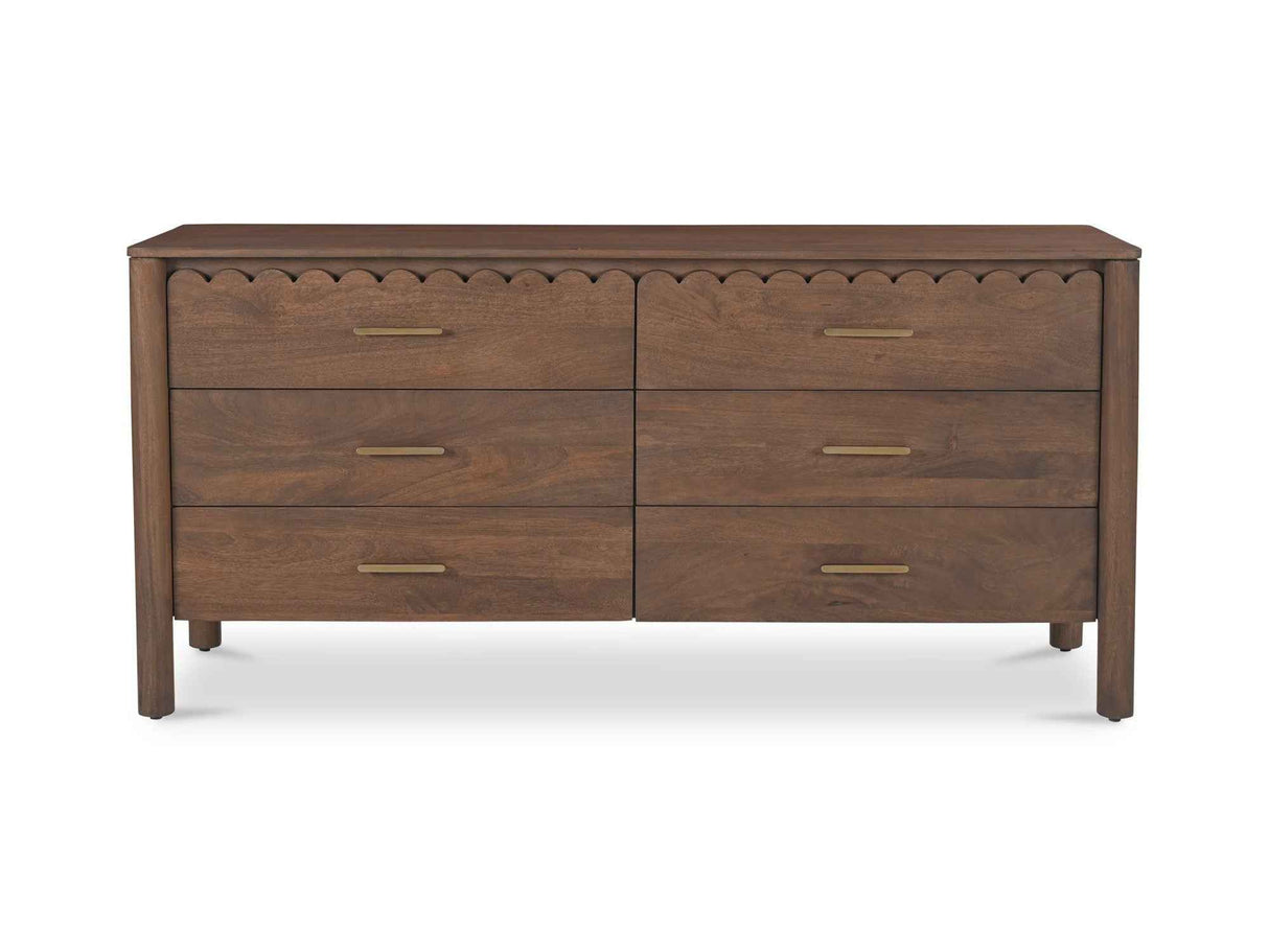 Wiley Vintage Brown Dresser by Moe's Home at Eve Furniture