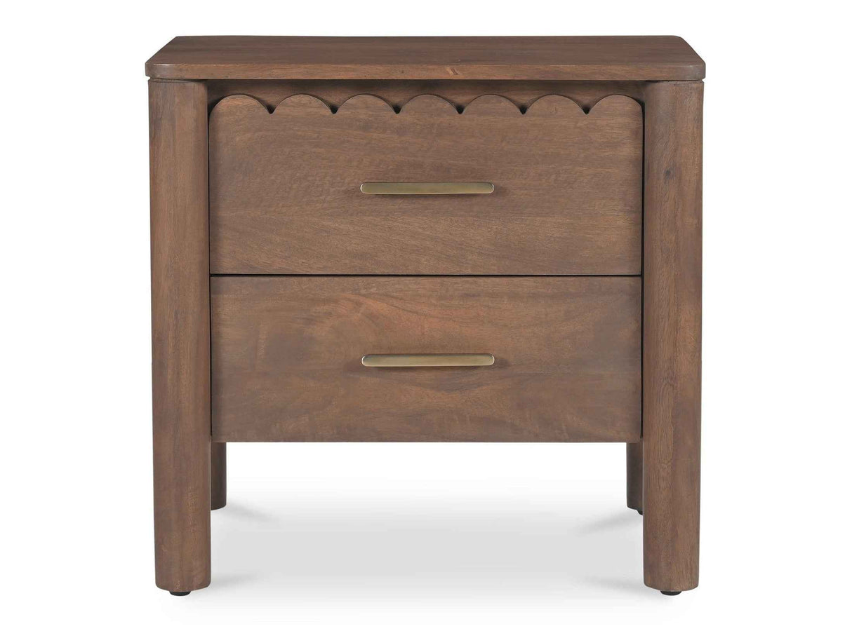 Wiley Vintage Brown Nightstand