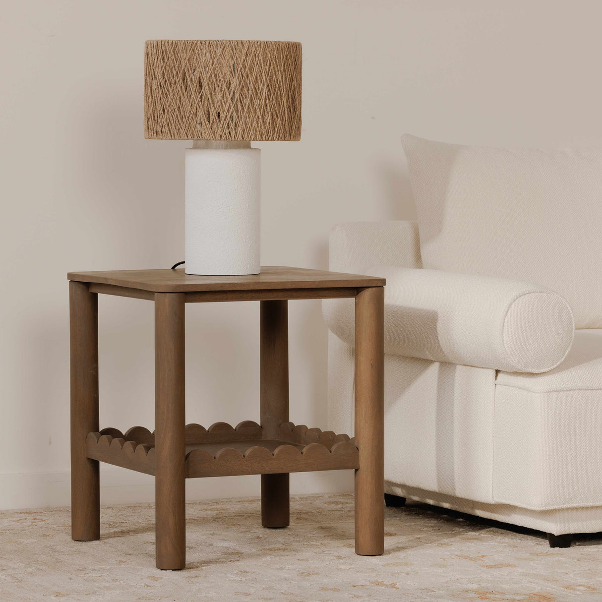 Wiley Vintage Brown Side Table by Moe's Home at Eve Furniture