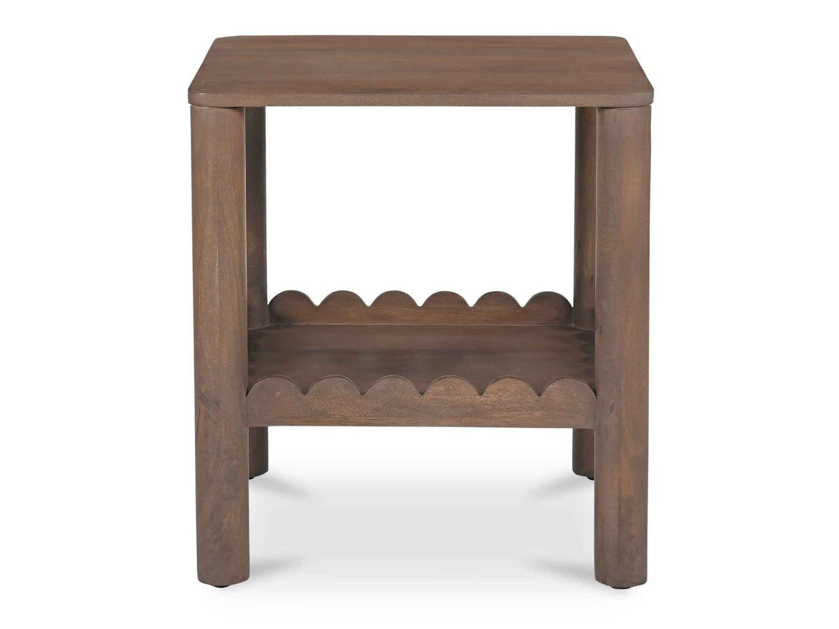 Wiley Vintage Brown Side Table