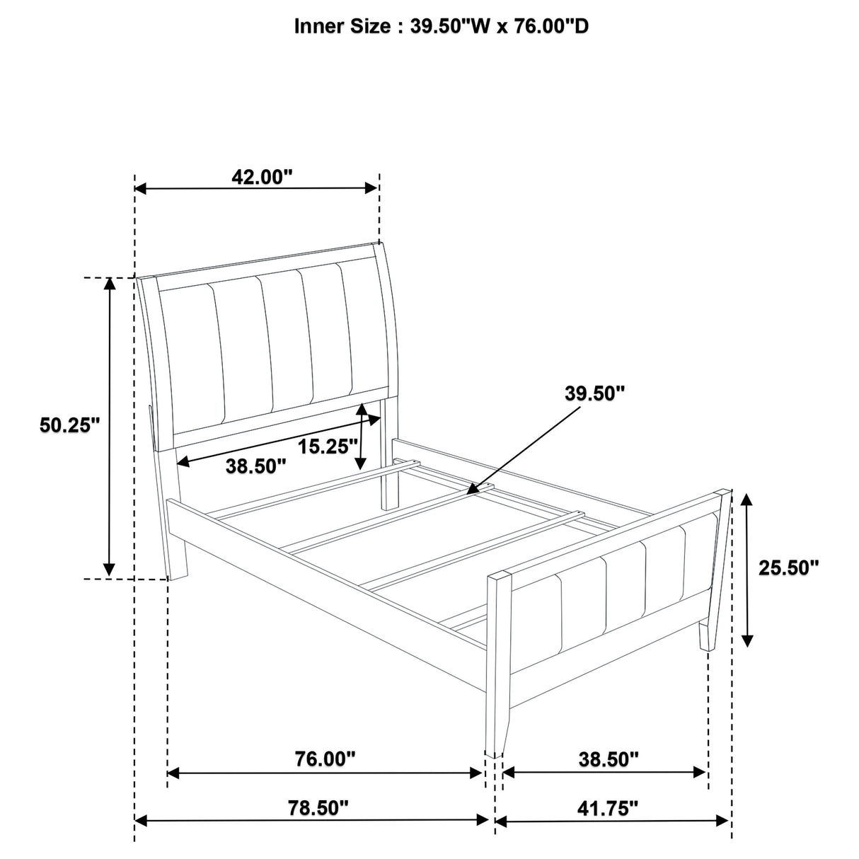 Wilkes Dark Cocoa 5-Piece Twin Bedroom Set by Coaster at Eve Furniture