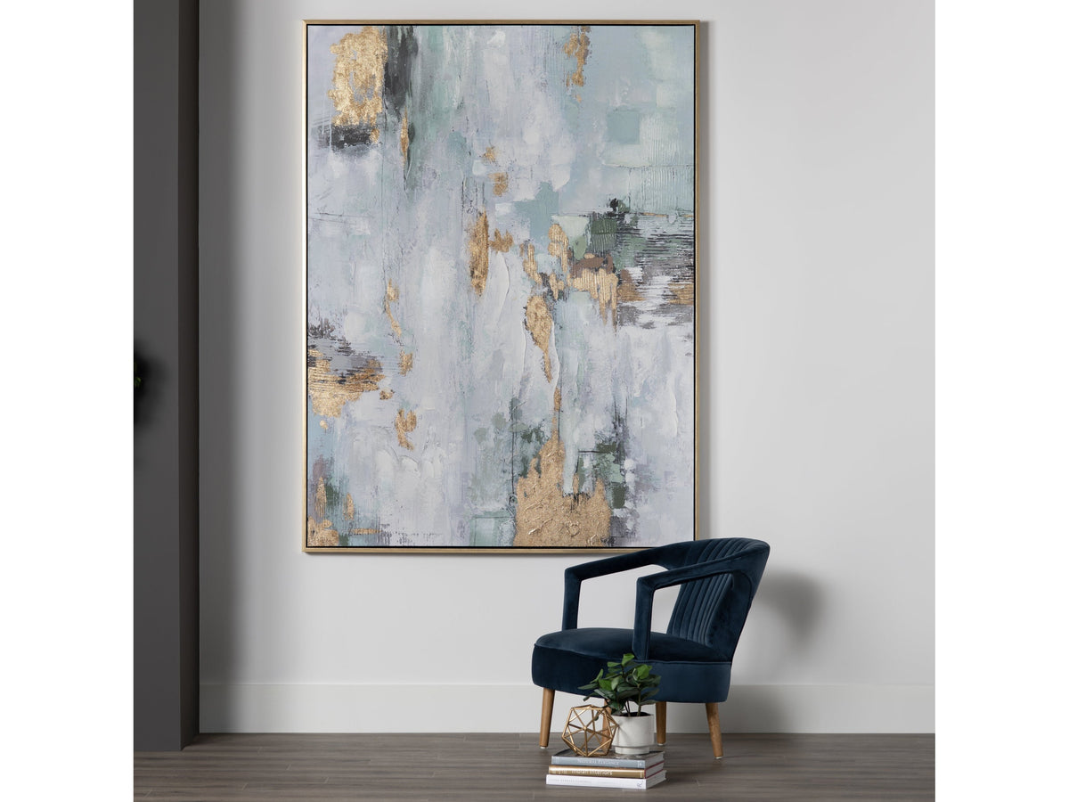 Wilkes Green/Gold Canvas by Crestview at Eve Furniture