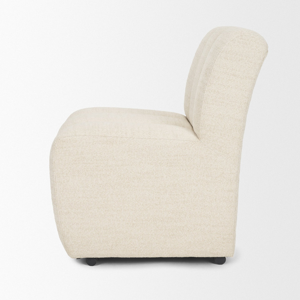Wilkins Beige Performance Fabric Upholstered Dining Chair by Mercana at Eve Furniture