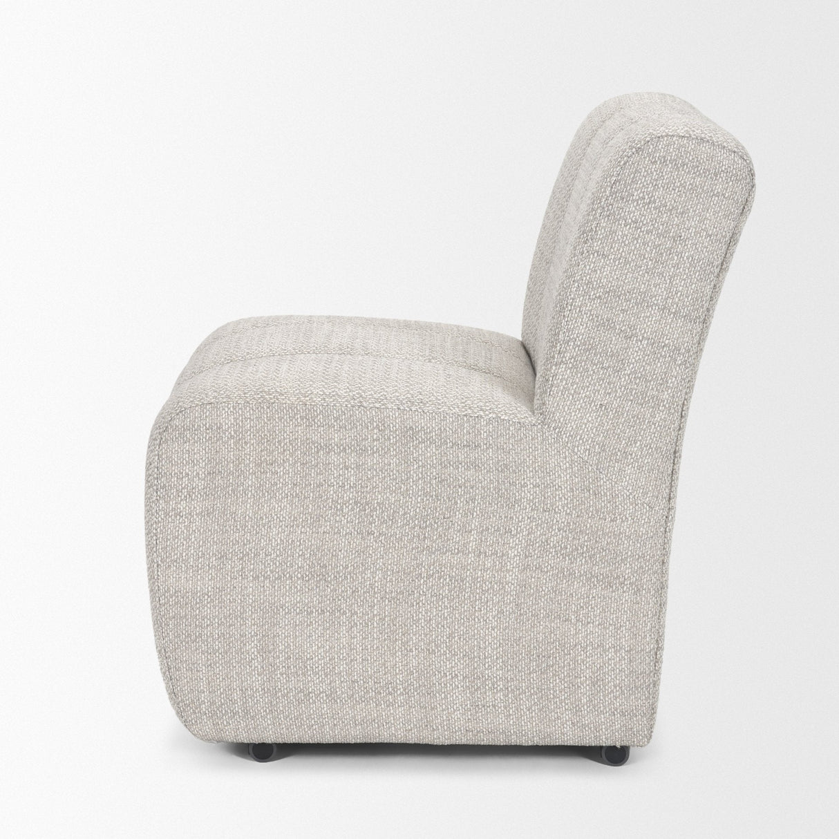 Wilkins Gray Performance Fabric Upholstered Dining Chair by Mercana at Eve Furniture