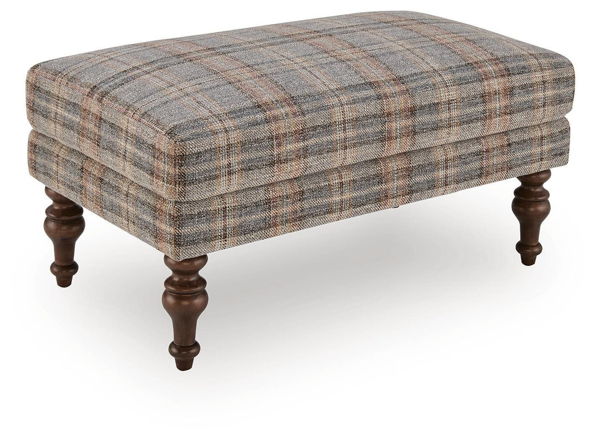 Wilkland Multi Accent Ottoman by Ashley at Eve Furniture