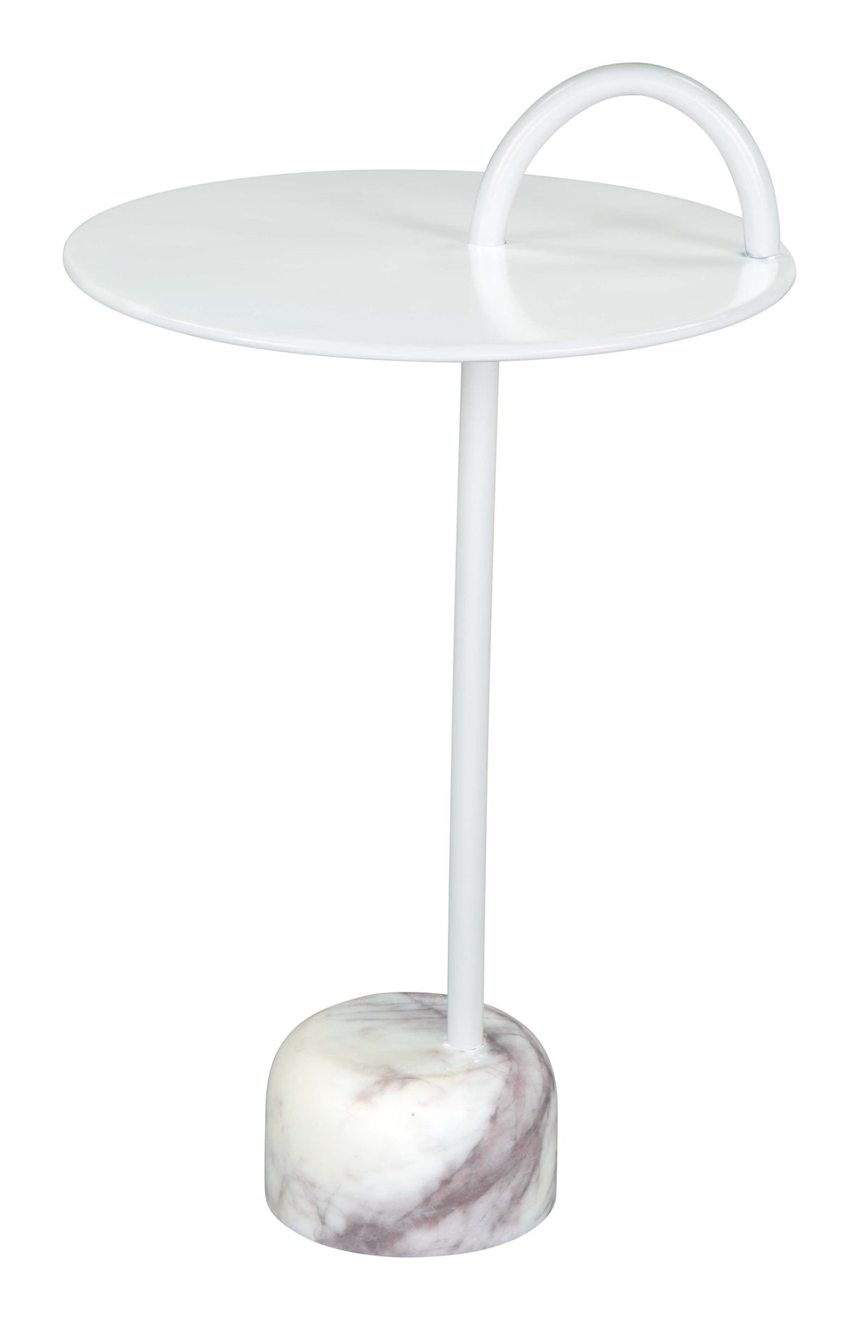 Will White Side Table by Zuomod at Eve Furniture