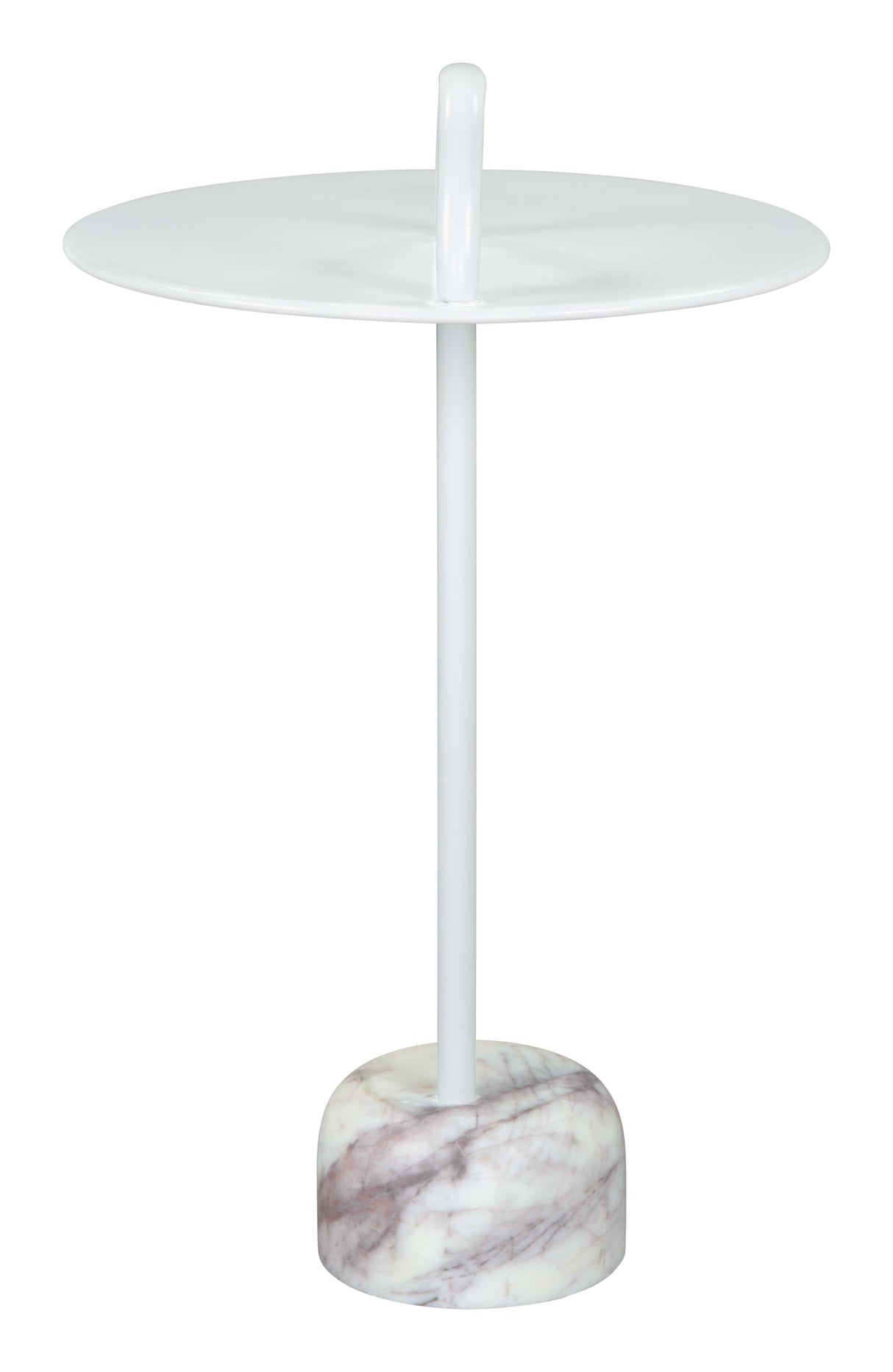Will White Side Table by Zuomod at Eve Furniture