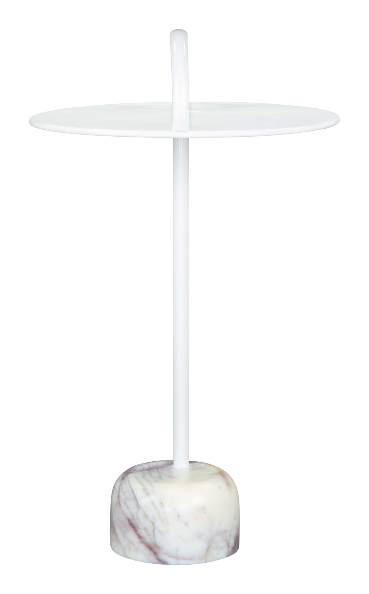 Will White Side Table by Zuomod at Eve Furniture