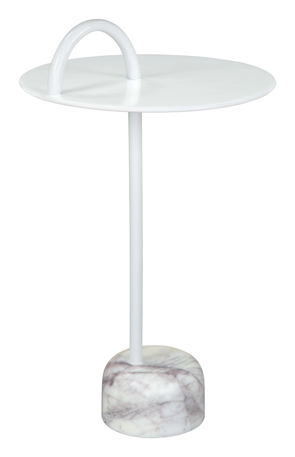 Will White Side Table by Zuomod at Eve Furniture