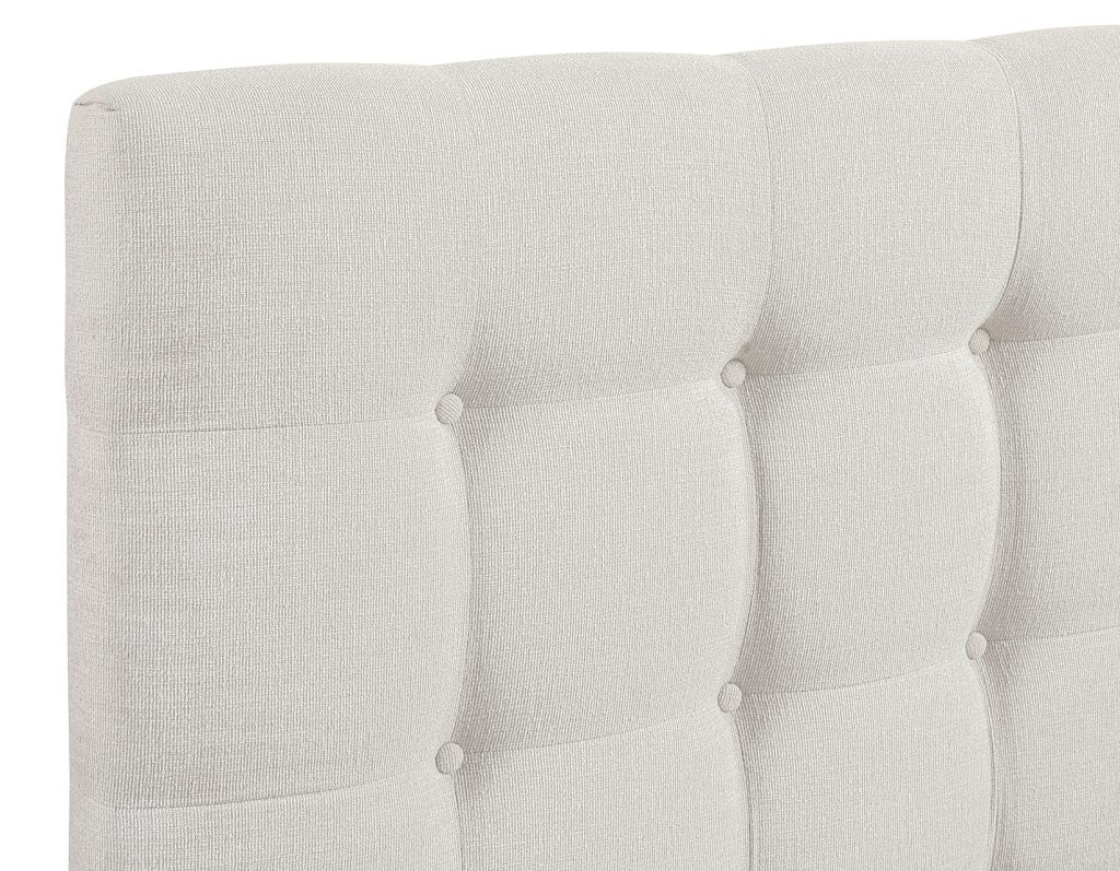 Willa Warm Ivory King Upholstered Bed by Steve Silver at Eve Furniture