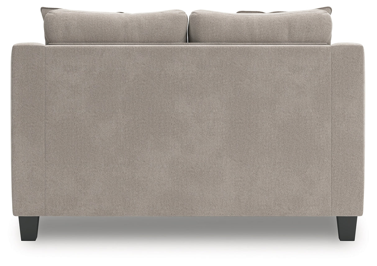 Willarae Taupe Loveseat by Ashley at Eve Furniture