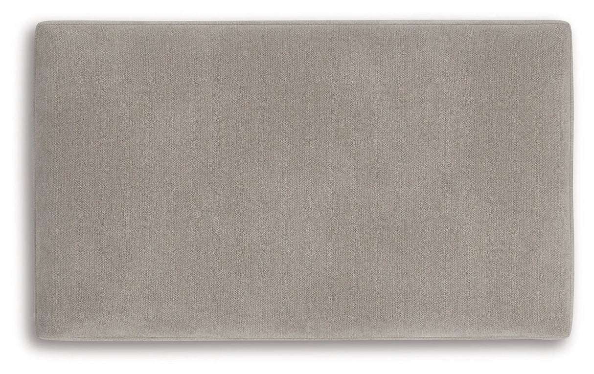 Willarae Taupe Ottoman by Ashley at Eve Furniture