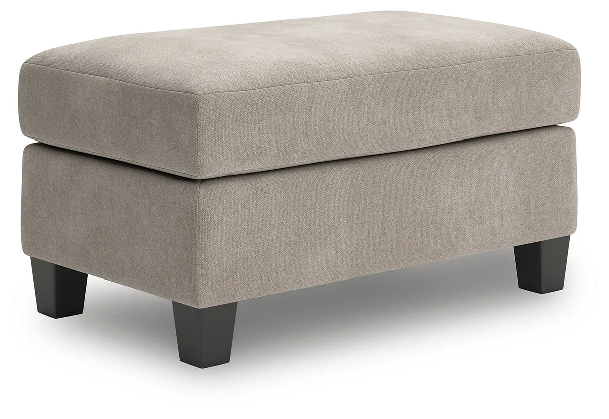 Willarae Taupe Ottoman by Ashley at Eve Furniture